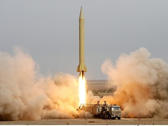 Запуск иранской ракеты