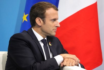 Президент Франции Эммануэль Макрон