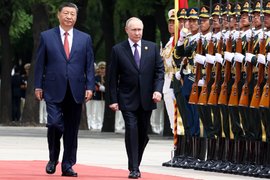 Церемония официальной встречи Путина в Пекине