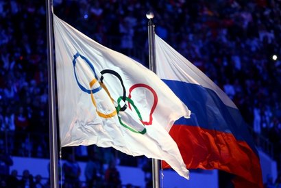 Флаг России на Олимпиаде