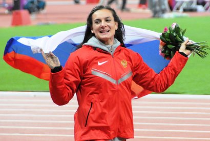 Двухкратная олимпийская чемпионка Елена Исинбаева