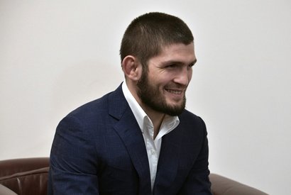 Боец Хабиб Нурмагомедов