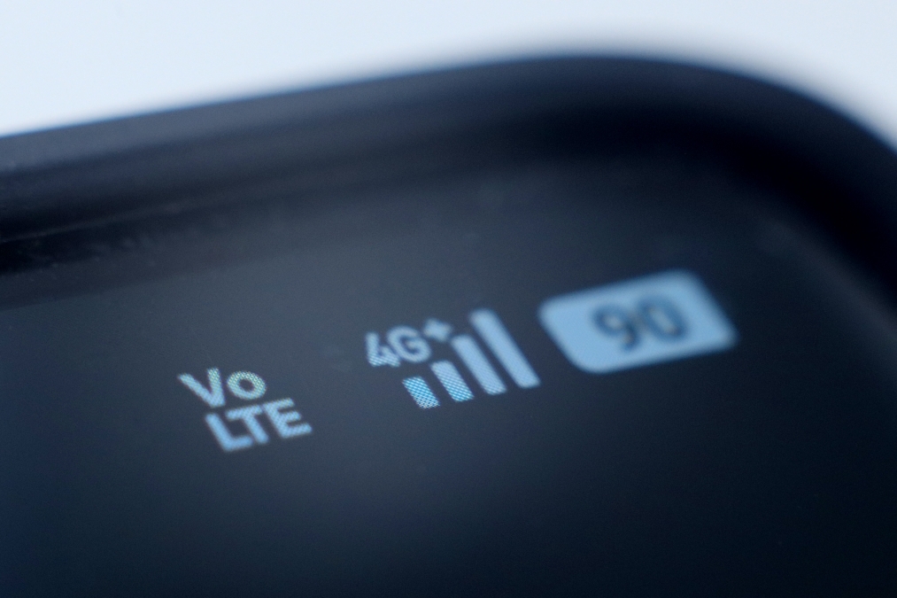 Значок VoLTE на экране смартфона