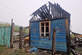 Дачный дом в СНТ «Горный Байкал» в Байкальске, где подросток зарезал четырех сверстников