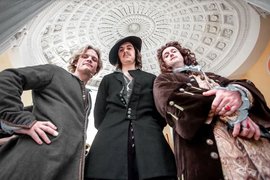 Кадр со съемок сериала «Государь»