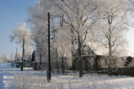 Зима в деревне