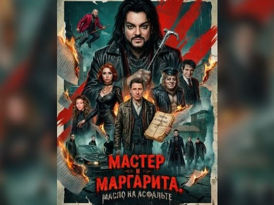 Постер фильма ТНТ «Мастер и Маргарита. Масло на асфальте»