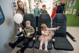 Сидения самолета