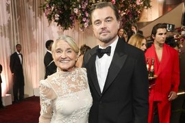 Леонардо Ди Каприо и его мама Ирмелин Инденбиркен