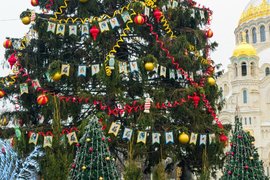 Новогодняя елка в Кронштадте