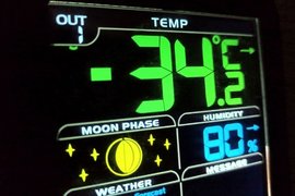 Морозы, термометр