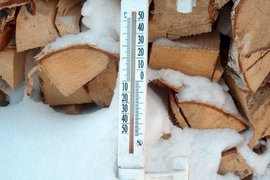 Термометр на морозе