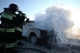 Тушение автомобиля