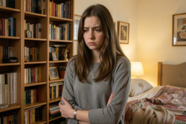 Девушка задумалась