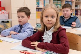 Школа, школьники, урок