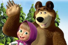 Кадр из мультфильма «Маша и Медведь»