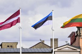 Флаги стран Прибалтики