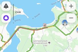 Пробки в Новосибирске